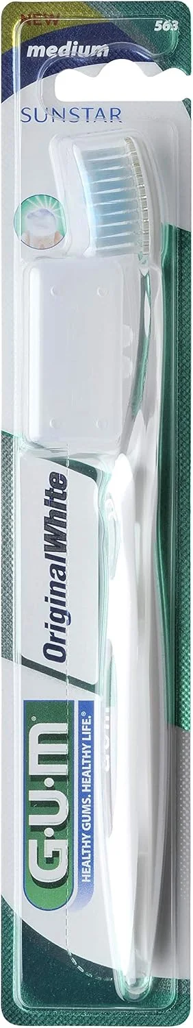 مسواک اورجینال سفید کننده سان استار - برس متوسط - پاک کننده عالی لکه - پاک کننده موثر پلاک از دندان ها و خط لثه - تمیز کننده عمیق - رنگ های متنوع