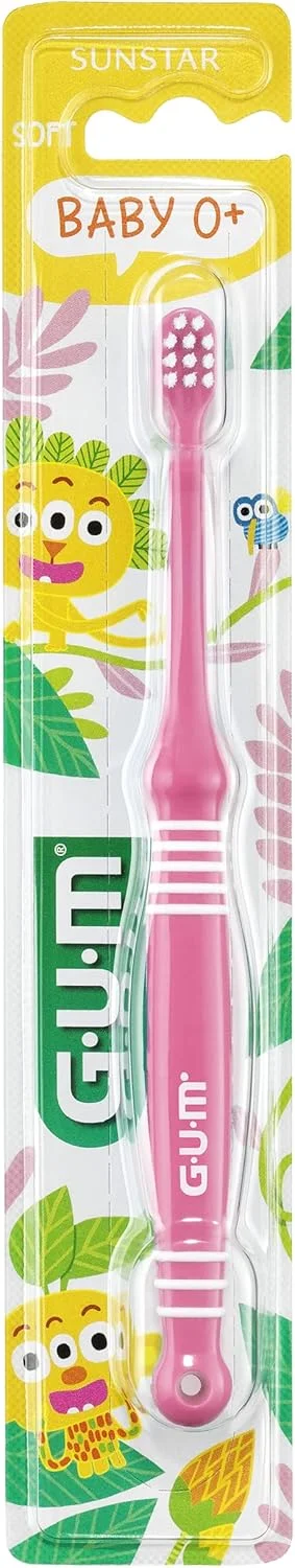 مسواک کودک با برس های خیلی نرم - 0 تا 2 سال - سر بسیار کوچک - مناسب برای دهان کودک - تمیز کردن ملایم و عمیق - دسته محکم - رنگ های متنوع