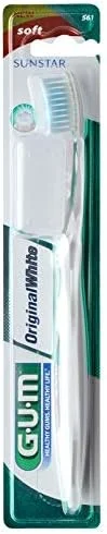 مسواک اورجینال سفید کننده سان استار گام - برس نرم - حذف عالی لکه - حذف موثر پلاک از دندان ها و خط لثه - تمیز کردن عمیق - رنگ های متنوع