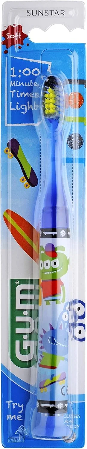 مسواک کودکانه با برس نرم - مناسب 7 تا 9 سال - دارای چراغ راهنما - به آرامی پلاک را از بین می برد - دسته با طراحی ارگونومیک - سر باریک - رنگ های متنوع مسواک کودکانه با برس نرم - مناسب 7 تا 9 سال - دارای چراغ راهنما - به آرامی پلاک را از بین می برد - دسته با طراحی ارگونومیک - سر باریک - رنگ های متنوع