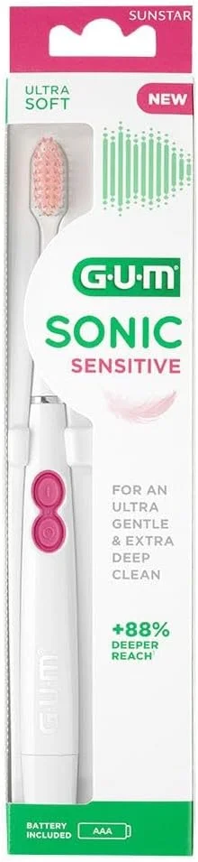 مسواک برقی الترا سافت GUM Sonic Sensitive مدل 4101