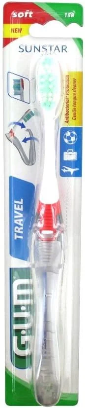 مسواک مسافرتی نرم GUM مدل 158