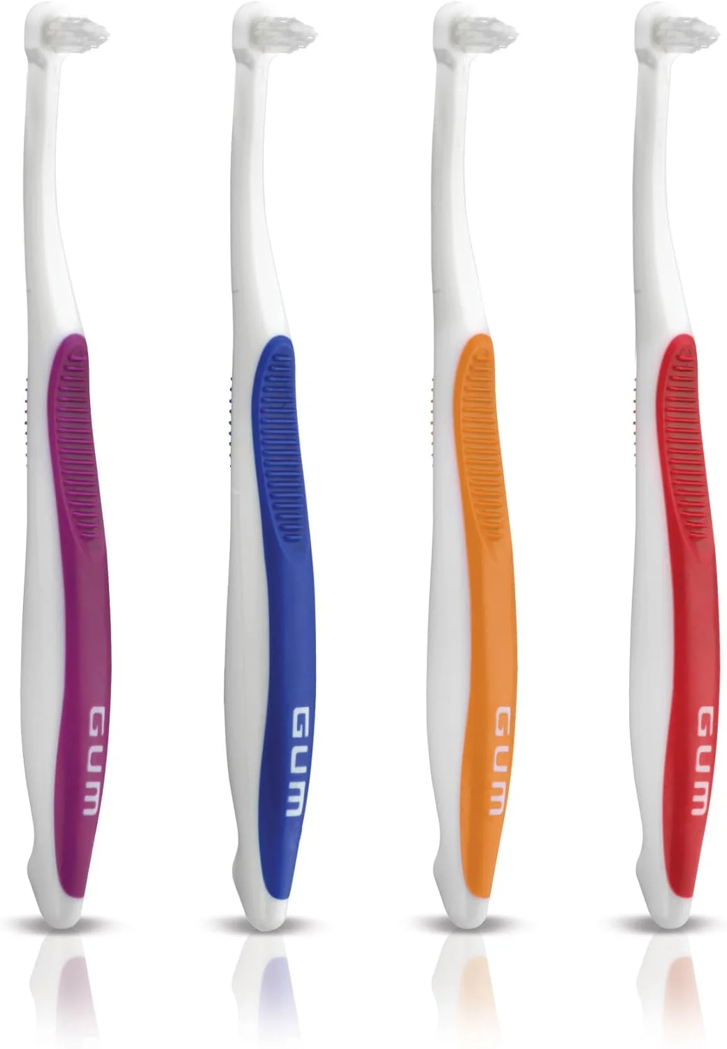 مسواک تک‌دسته با سر کوچک و الیاف مخروطی - تمیزکننده عمیق و موثر - از بین برنده پلاک - طراحی شده برای تمیز کردن نواحی مشکل‌دار مانند دندان‌های آسیاب از دست رفته، فورکیشن‌ها و ایمپلنت‌ها - رنگ‌های متنوع