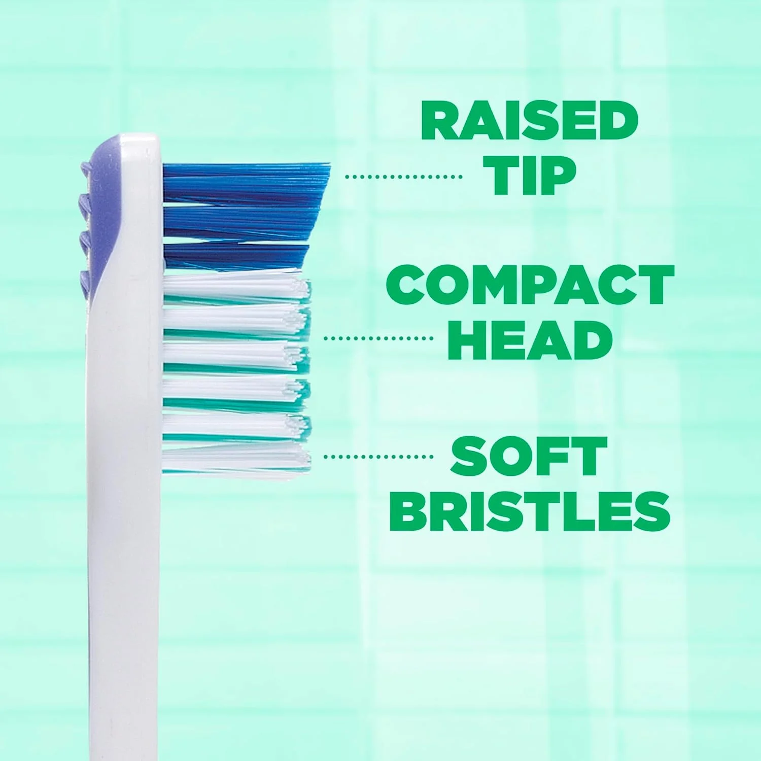 مسواک جی یو ام 461 با سر کوچک و برس نرم، نمونه عمده، بسته 12 عددی مسواک جی یو ام 461 با سر کوچک و برس نرم، نمونه عمده، بسته 12 عددی