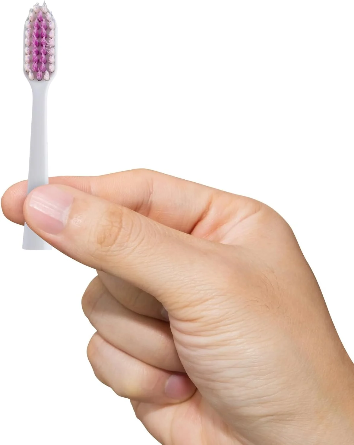 سری یدک مسواک برقی GUM Sonic، برس های باریک برای تمیز کردن زیر خط لثه، سفید 2 عددی (بسته 2 تایی)