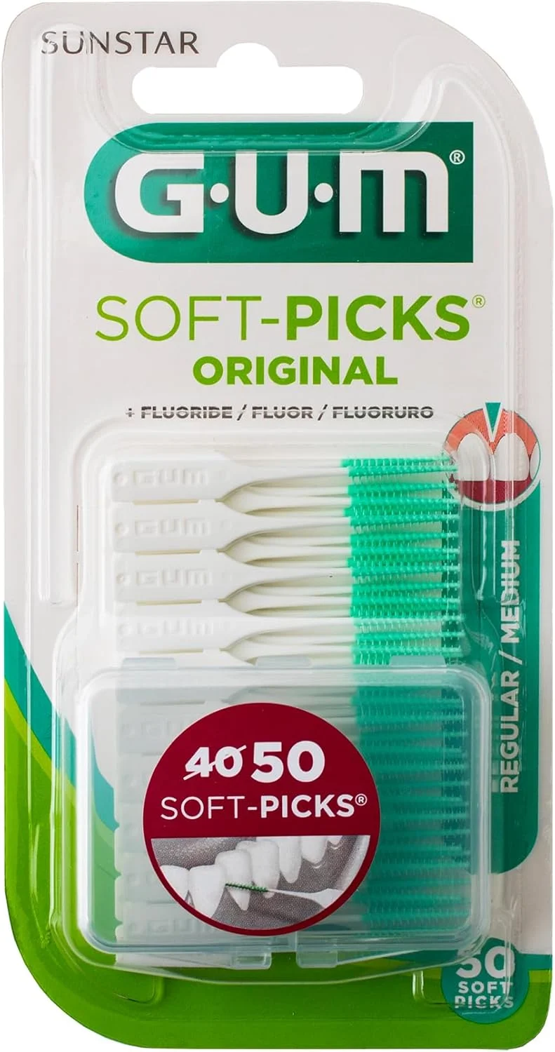 برس های نرم و اصلی Gum 158155، معمولی، بسته 50 عددی