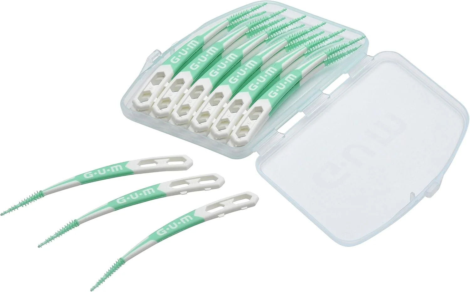 مسواک های نرم و پیشرفته لثه - دارای برس های لاستیکی نرم و منعطف - حاوی فلوراید - به طور ایمن پلاک و ذرات غذا را از بین می برد - لثه ها را تحریک می کند - دارای جعبه مسافرتی مناسب - 30 عدد