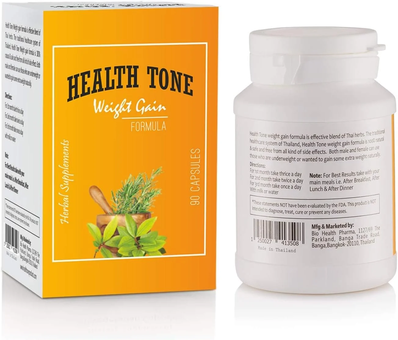 کپسول های گیاهی تقویت کننده سلامتی - 500 میلی گرم تقویت عضلات، 90 عدد برای آقایان و بانوان