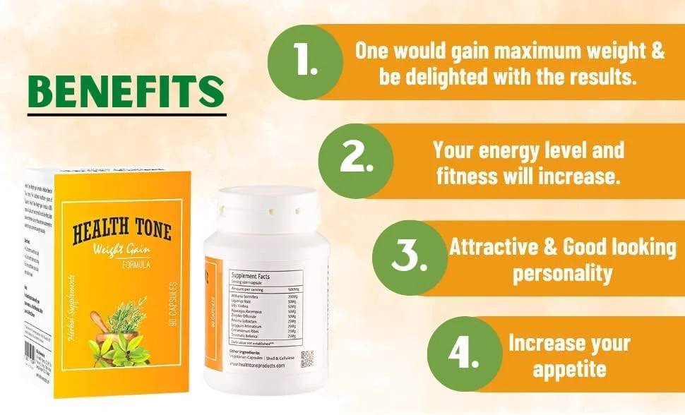 کپسول های گیاهی تقویت کننده سلامتی - 500 میلی گرم تقویت عضلات، 90 عدد برای آقایان و بانوان