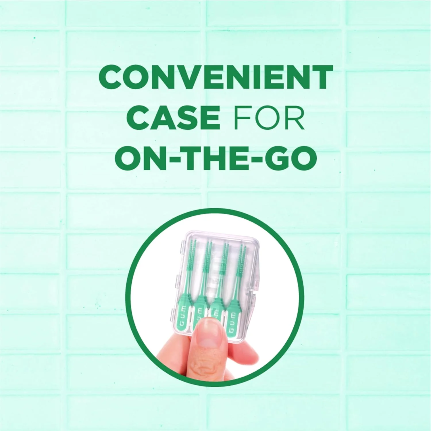 مسواک بین دندانی نرم و منعطف با طعم نعناع، 80 عددی مسواک بین دندانی نرم و منعطف با طعم نعناع، 80 عددی