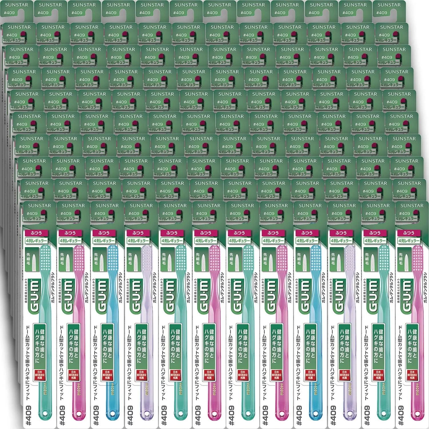 مسواک دندان سان استار GUM مدل #409 سر معمولی، نرمال - بسته 120 عددی (4901616206335) مسواک دندان سان استار GUM مدل #409 سر معمولی، نرمال - بسته 120 عددی (4901616206335)