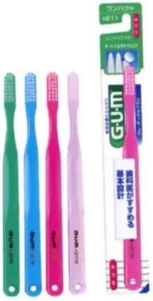مسواک دندان GUM مدل #211، سر فشرده سه ردیفه، نرمال مسواک دندان GUM مدل #211، سر فشرده سه ردیفه، نرمال