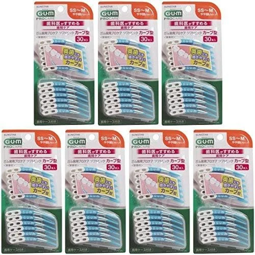 مسواک بین دندانی منحنی نرم لثه، مناسب مراقبت حرفه ای از لثه، سایز SS-M (بسته 7 عددی) مسواک بین دندانی منحنی نرم لثه، مناسب مراقبت حرفه ای از لثه، سایز SS-M (بسته 7 عددی)