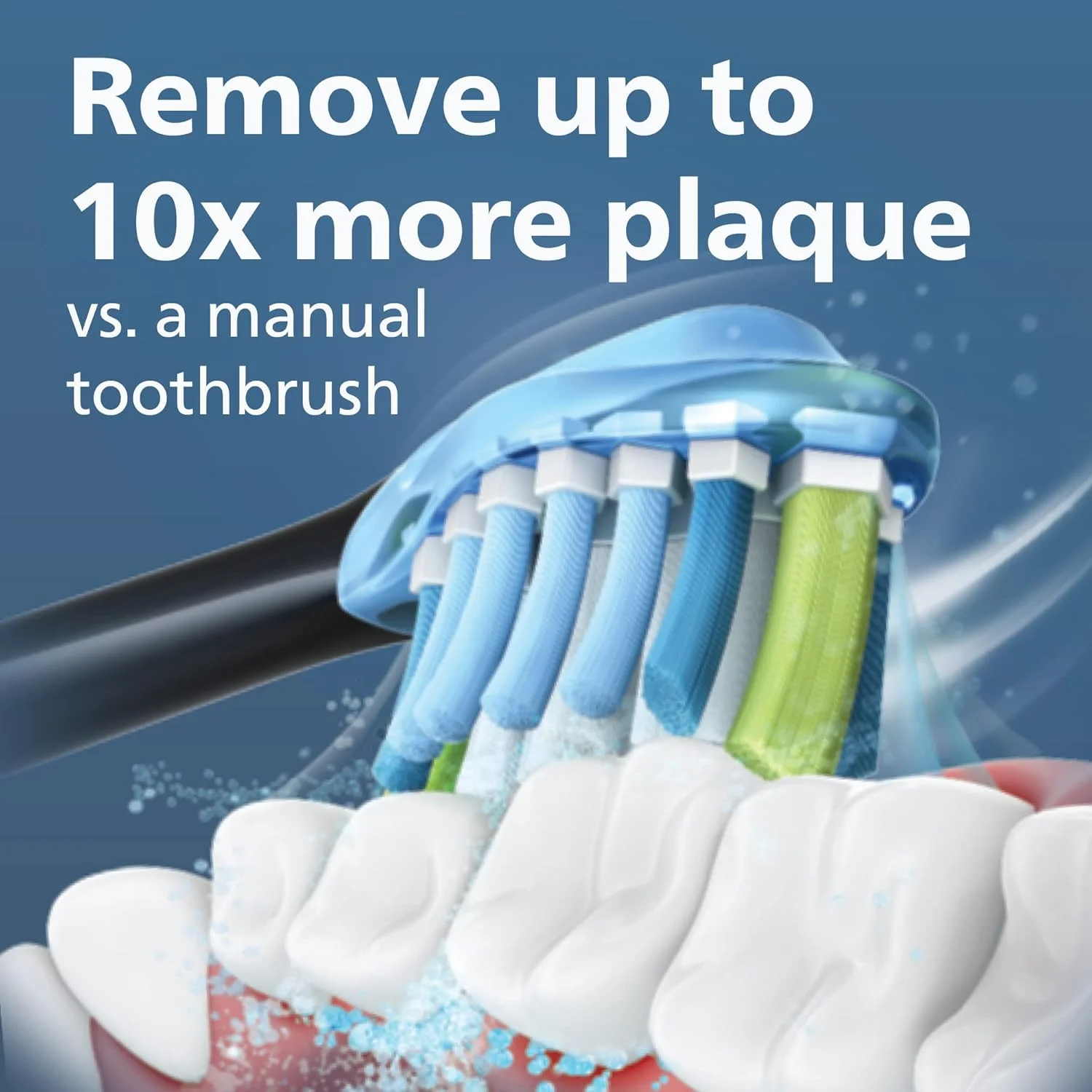 مسواک برقی شارژی فیلیپس Sonicare 9000 نسخه ویژه، آبی/مشکی، HX9911/92