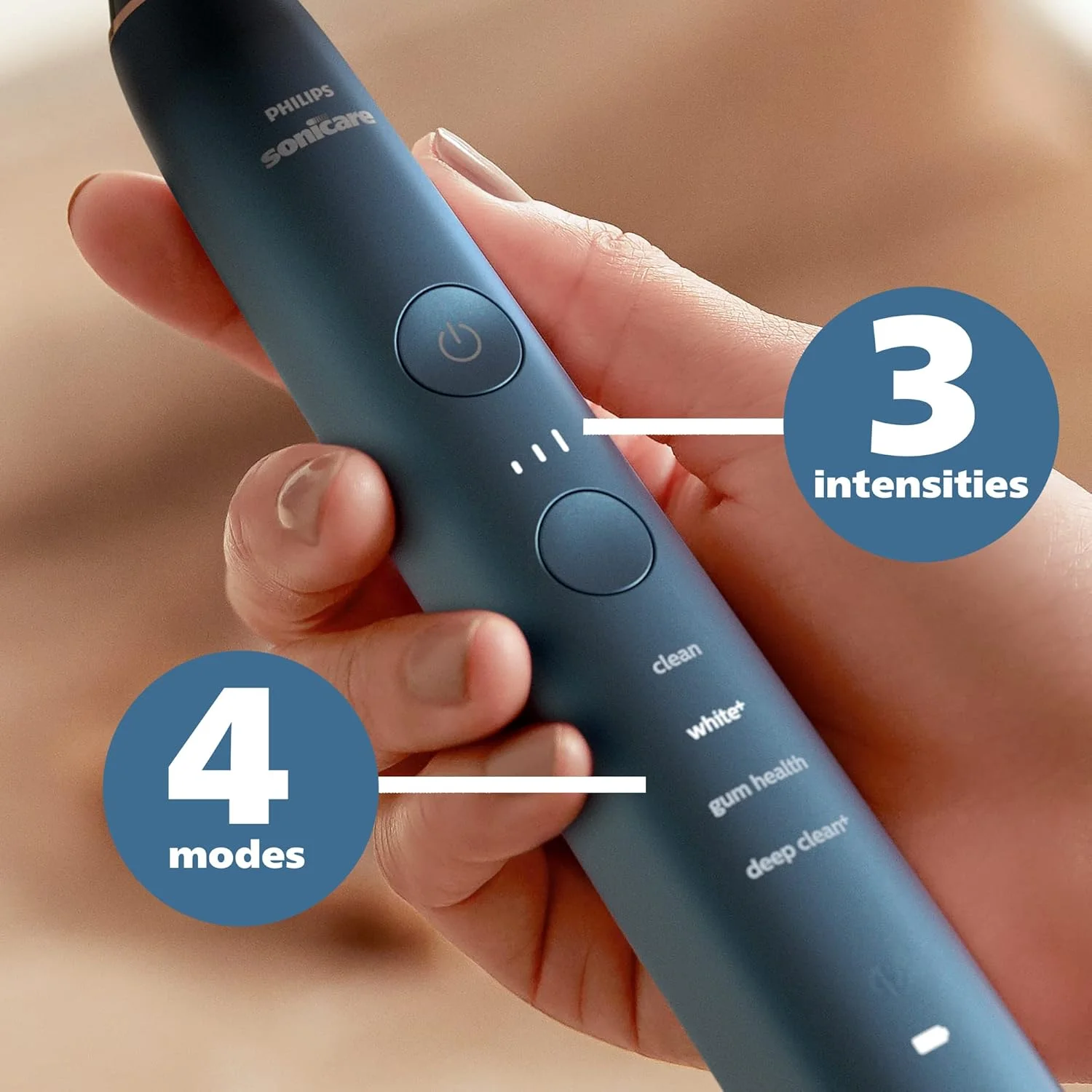 مسواک برقی شارژی فیلیپس Sonicare 9000 نسخه ویژه، آبی/مشکی، HX9911/92