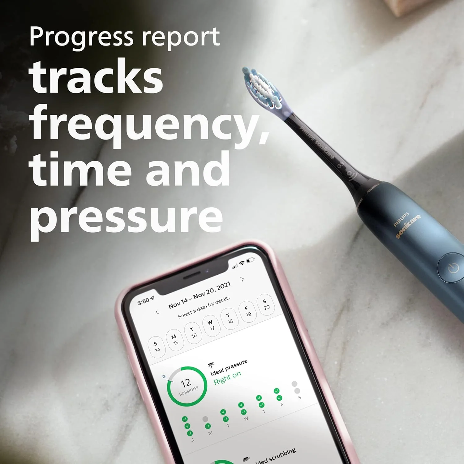 مسواک برقی شارژی فیلیپس Sonicare 9000 نسخه ویژه، آبی/مشکی، HX9911/92