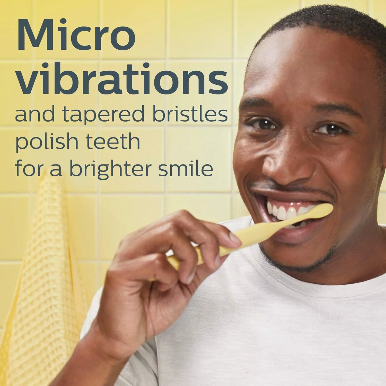 مسواک برقی باتری خور فیلیپس وان بای سونیکر، زرد انبه ای، HY1100/02 مسواک برقی باتری خور فیلیپس وان بای سونیکر، زرد انبه ای، HY1100/02