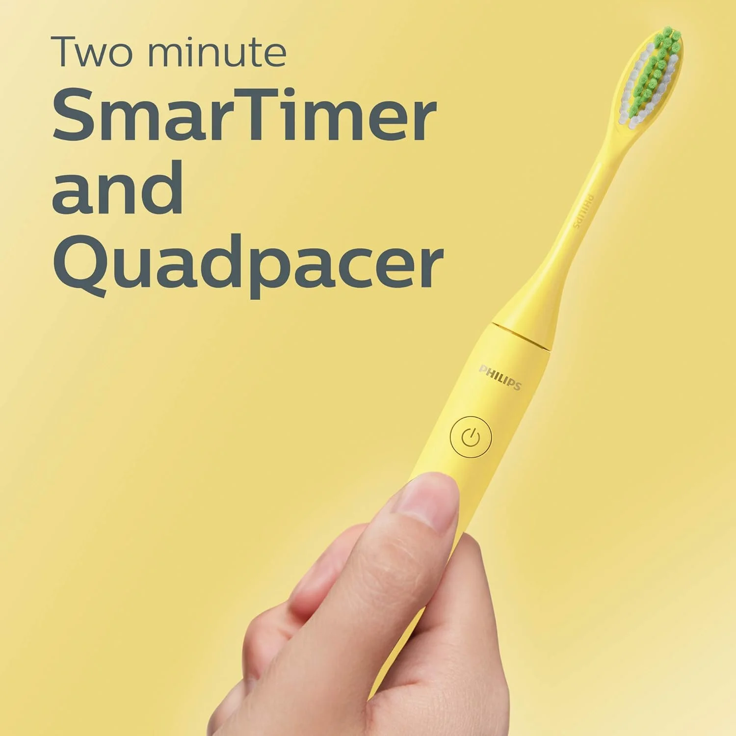 مسواک برقی باتری خور فیلیپس وان بای سونیکر، زرد انبه ای، HY1100/02 مسواک برقی باتری خور فیلیپس وان بای سونیکر، زرد انبه ای، HY1100/02