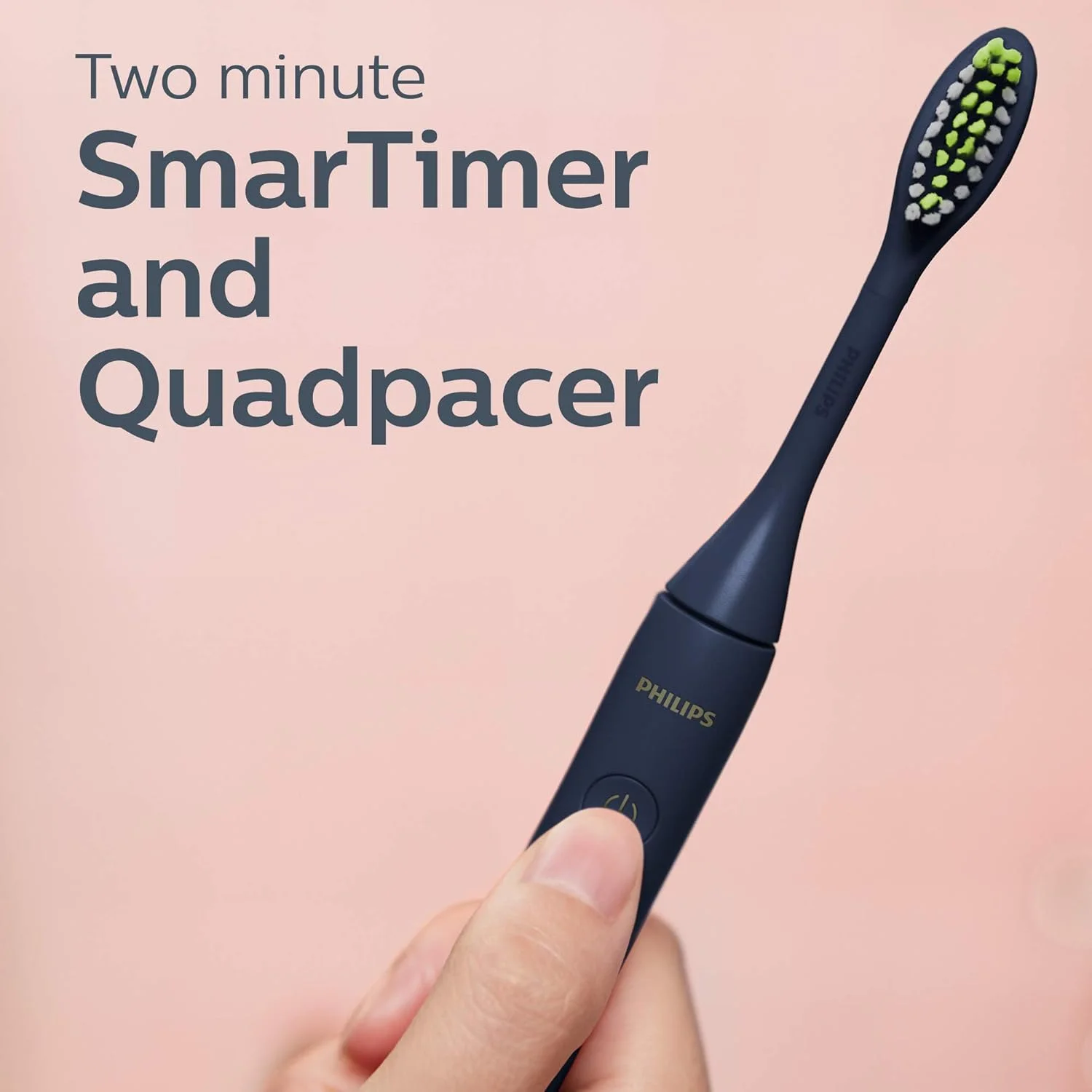 مسواک برقی باتری خور Philips One By Sonicare، نیمه شب، نرم، 1 عدد، عمر باتری 3 ماه، شامل جعبه مسافرتی