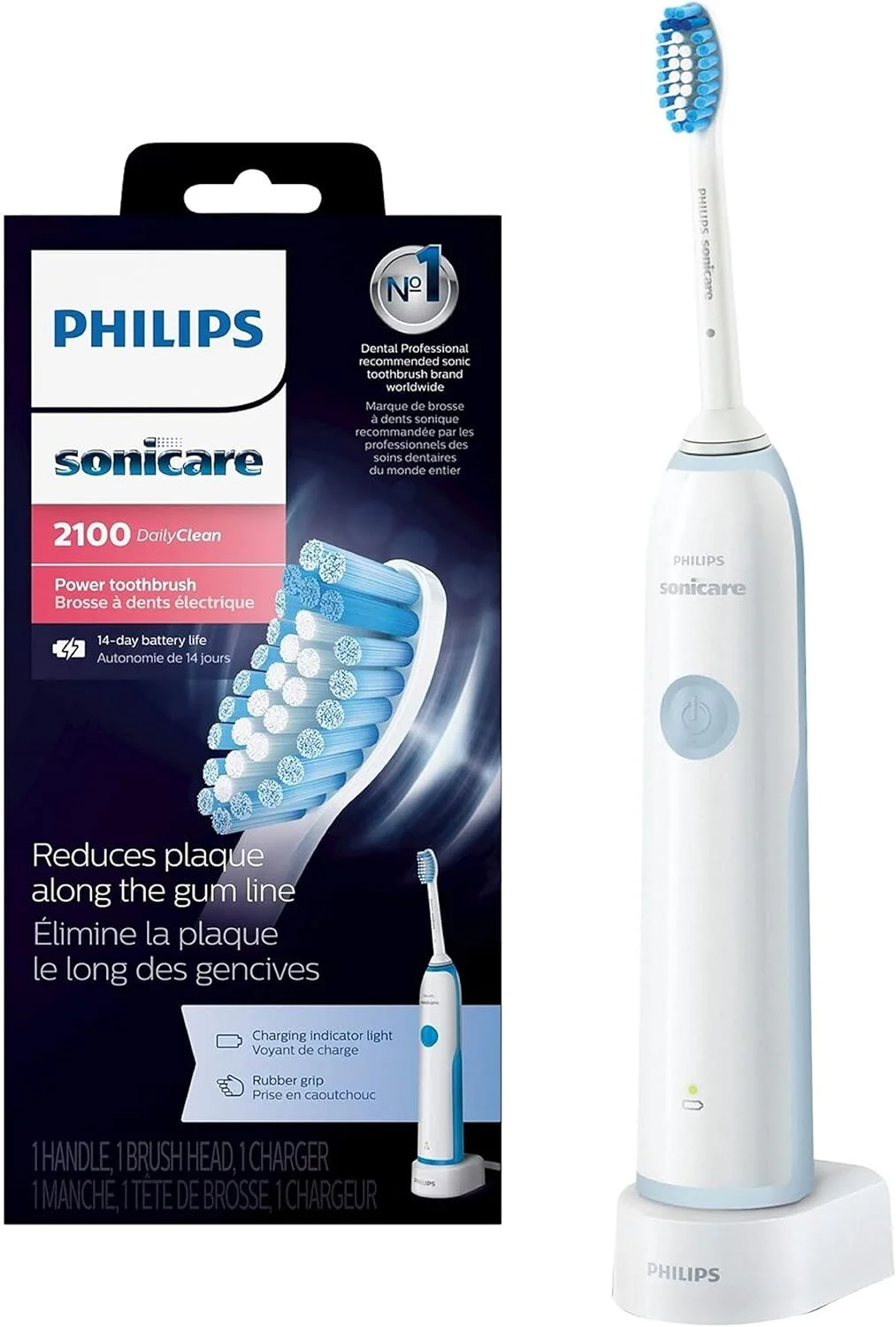 مسواک برقی شارژی فیلیپس Sonicare سری 2 کنترل پلاک، HX6211/04