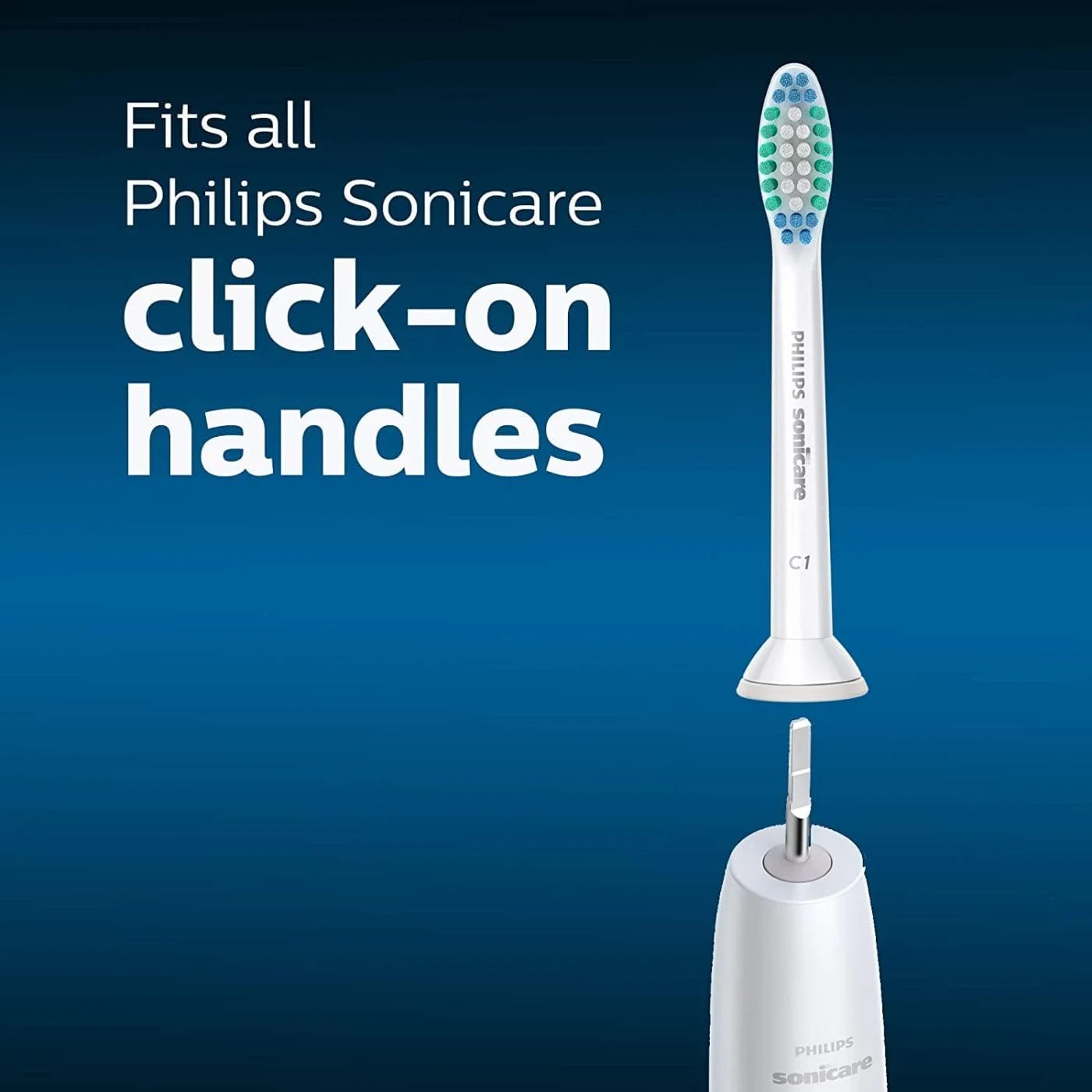سری یدک مسواک برقی فیلیپس Sonicare مدل Simply Clean، بسته 2 عددی، سفید، HX6012/04 سری یدک مسواک برقی فیلیپس Sonicare مدل Simply Clean، بسته 2 عددی، سفید، HX6012/04