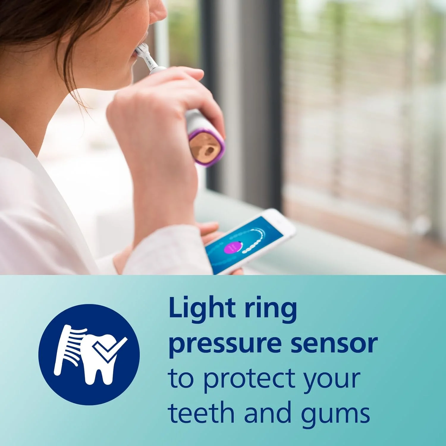 مسواک برقی شارژی فیلیپس Sonicare DiamondClean Smart 9750 - طلایی رز مسواک برقی شارژی فیلیپس Sonicare DiamondClean Smart 9750 - طلایی رز