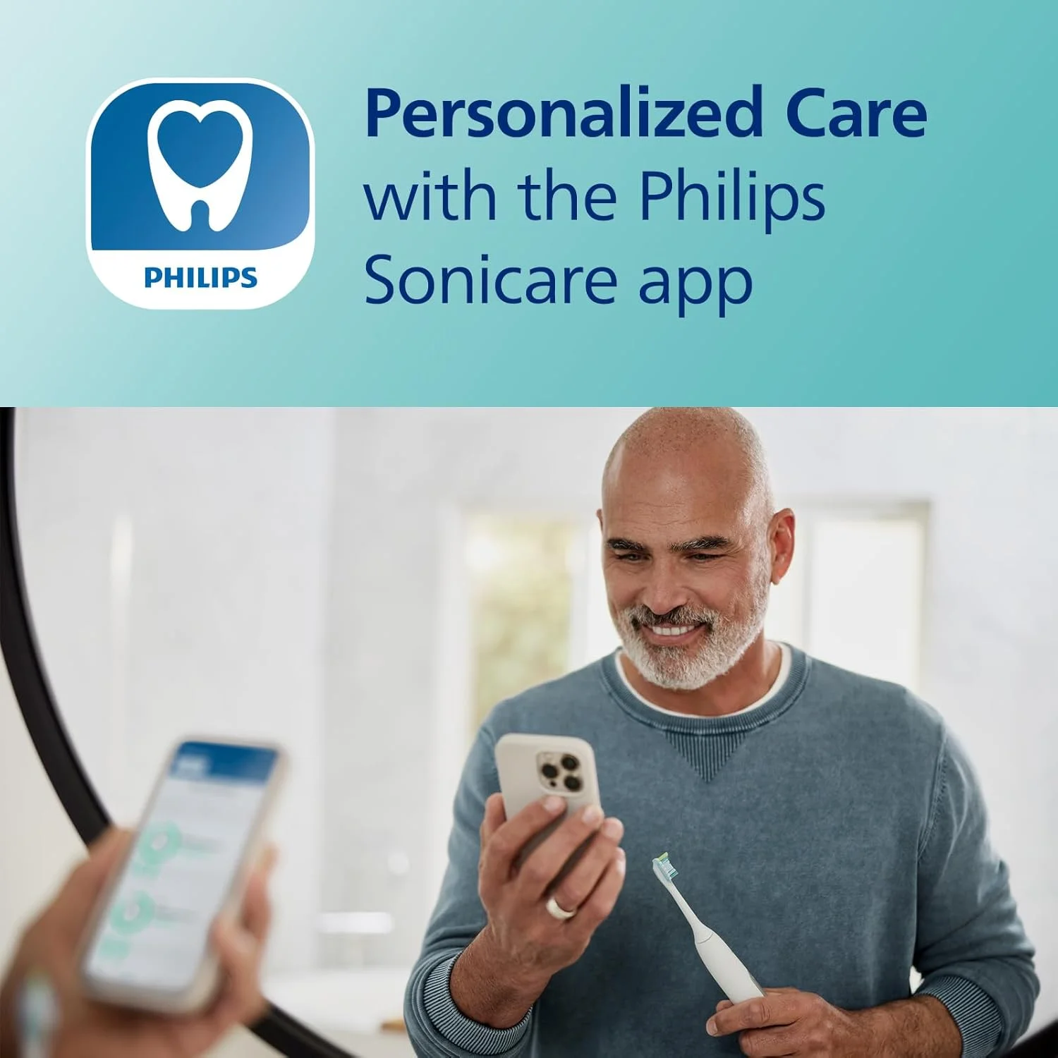 مسواک برقی شارژی فیلیپس Sonicare DiamondClean Smart 9750 - طلایی رز مسواک برقی شارژی فیلیپس Sonicare DiamondClean Smart 9750 - طلایی رز