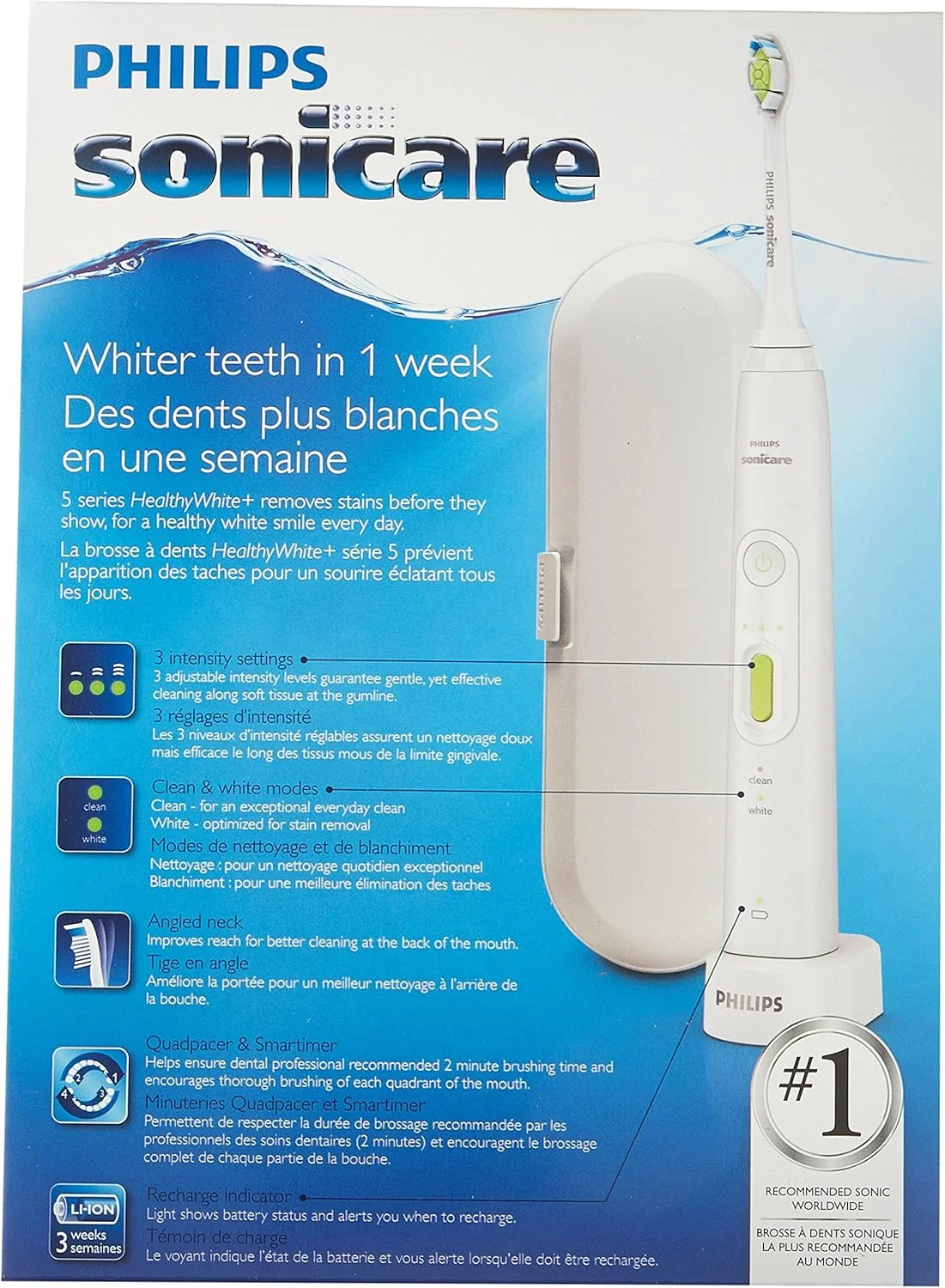 مسواک برقی سونیک فیلیپس مدل Healthy White Sonic، Hx8911/02، ۴۵۰ گرم مسواک برقی سونیک فیلیپس مدل Healthy White Sonic، Hx8911/02، ۴۵۰ گرم