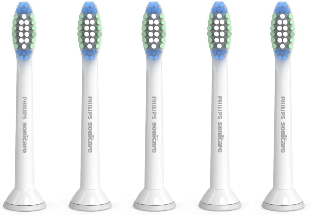 سری یدک مسواک برقی فیلیپس Sonicare Simply Clean، مدل HX6015/03، بسته 5 عددی