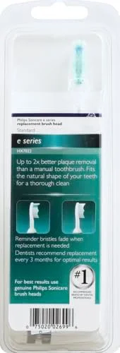 سری یدک مسواک برقی فیلیپس Sonicare E-Series، 2 عدد، سفید، HX7022/66 سری یدک مسواک برقی فیلیپس Sonicare E-Series، 2 عدد، سفید، HX7022/66