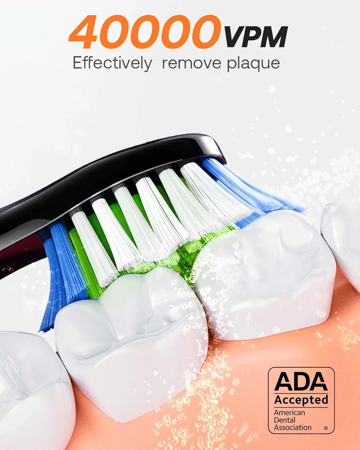 مسواک برقی بزرگسالان Bitvae - مسواک های برقی اولتراسونیک با 8 سری مسواک، مسواک برقی قابل شارژ با 5 حالت، تایمر هوشمند، مشکی D2 مسواک برقی بزرگسالان Bitvae - مسواک های برقی اولتراسونیک با 8 سری مسواک، مسواک برقی قابل شارژ با 5 حالت، تایمر هوشمند، مشکی D2