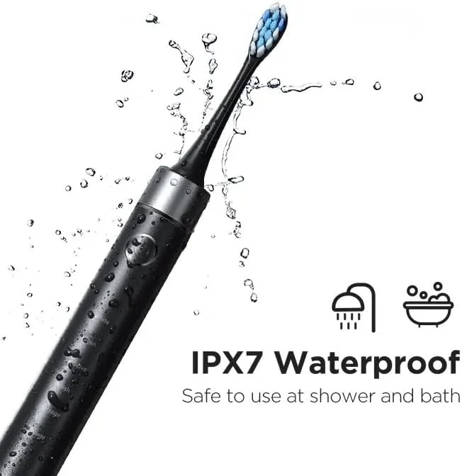 مسواک برقی سونیک Bitvae P80 – مشکی، با 8 سری جایگزین و کیف مسافرتی H6، 5 حالت تمیز کردن، عمر باتری 60 روزه، تایمر هوشمند، مسواک شارژی برای بزرگسالان مسواک برقی سونیک Bitvae P80 – مشکی، با 8 سری جایگزین و کیف مسافرتی H6، 5 حالت تمیز کردن، عمر باتری 60 روزه، تایمر هوشمند، مسواک شارژی برای بزرگسالان