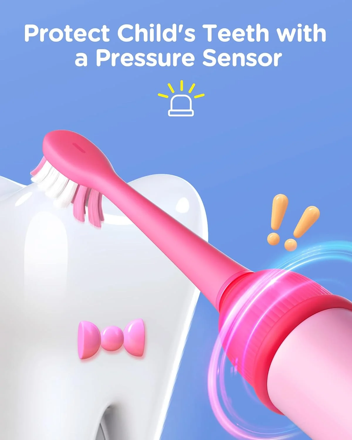 مسواک کودکانه مدل (K7S) BVK7S، ۴ سری + ۱ درپوش، صورتی مسواک کودکانه مدل (K7S) BVK7S، ۴ سری + ۱ درپوش، صورتی