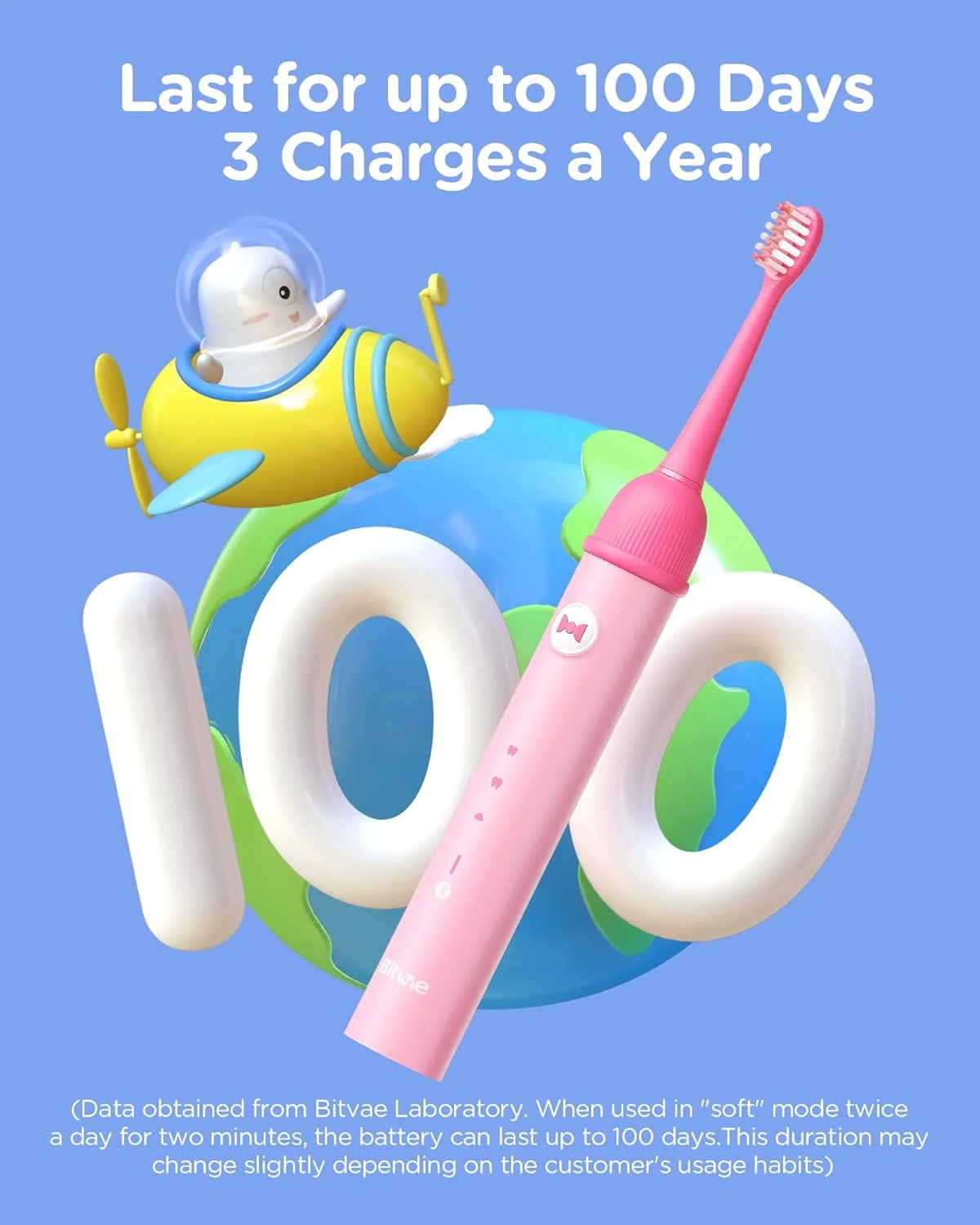 مسواک کودکانه مدل (K7S) BVK7S، ۴ سری + ۱ درپوش، صورتی مسواک کودکانه مدل (K7S) BVK7S، ۴ سری + ۱ درپوش، صورتی