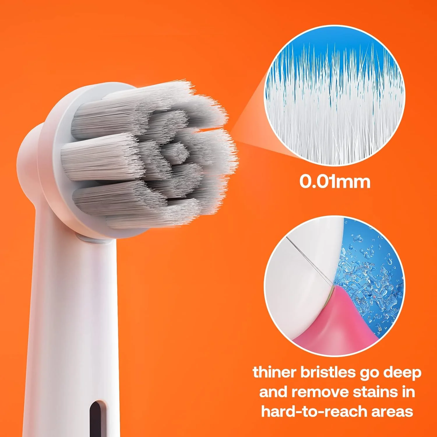 سری یدک مسواک برقی Bitvae R2، مراقبت از لثه، نرم، 5 عدد سری یدک مسواک برقی Bitvae R2، مراقبت از لثه، نرم، 5 عدد