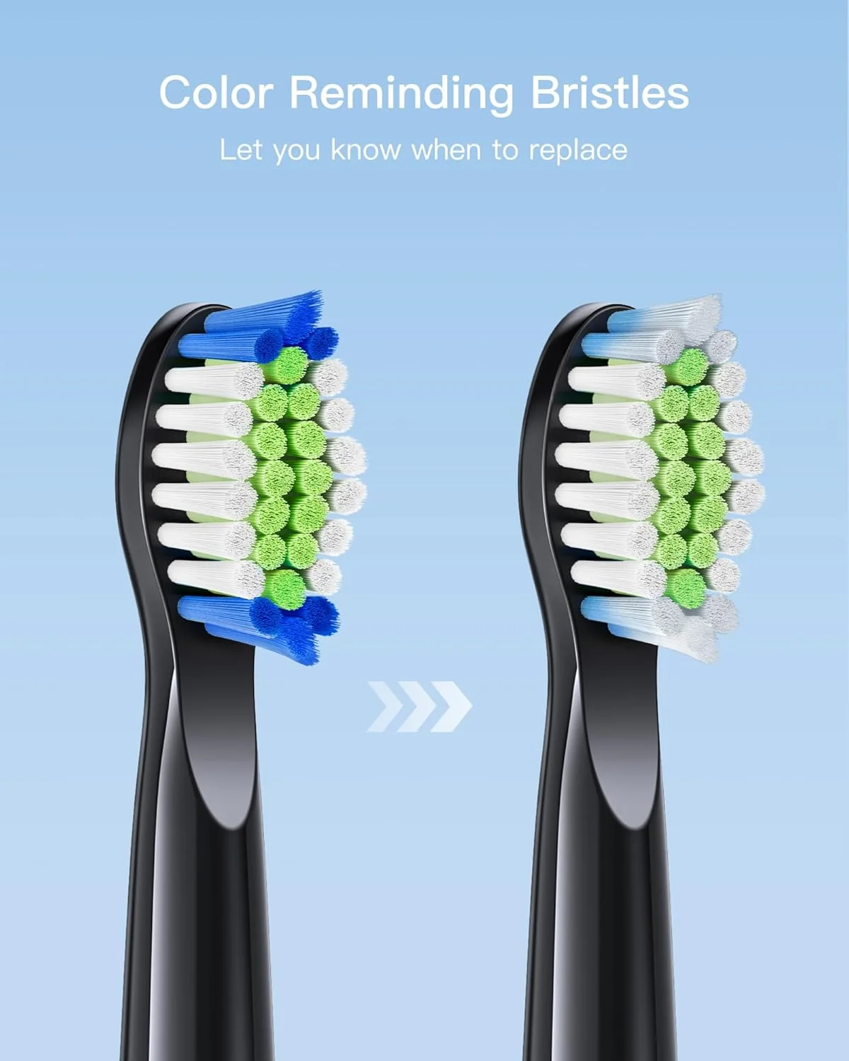 سری یدک مسواک برقی سونیک Bitvae سازگار با مسواک شارژی Daily D2، سری های یدک مسواک تمیز کننده، بسته 4 عددی سری یدک مسواک برقی سونیک Bitvae سازگار با مسواک شارژی Daily D2، سری های یدک مسواک تمیز کننده، بسته 4 عددی