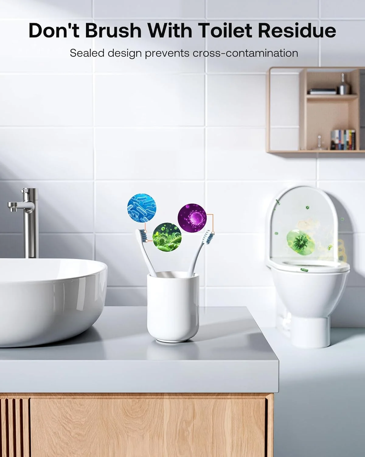 جا مسواکی، مناسب برای مسواک های برقی جا مسواکی، مناسب برای مسواک های برقی