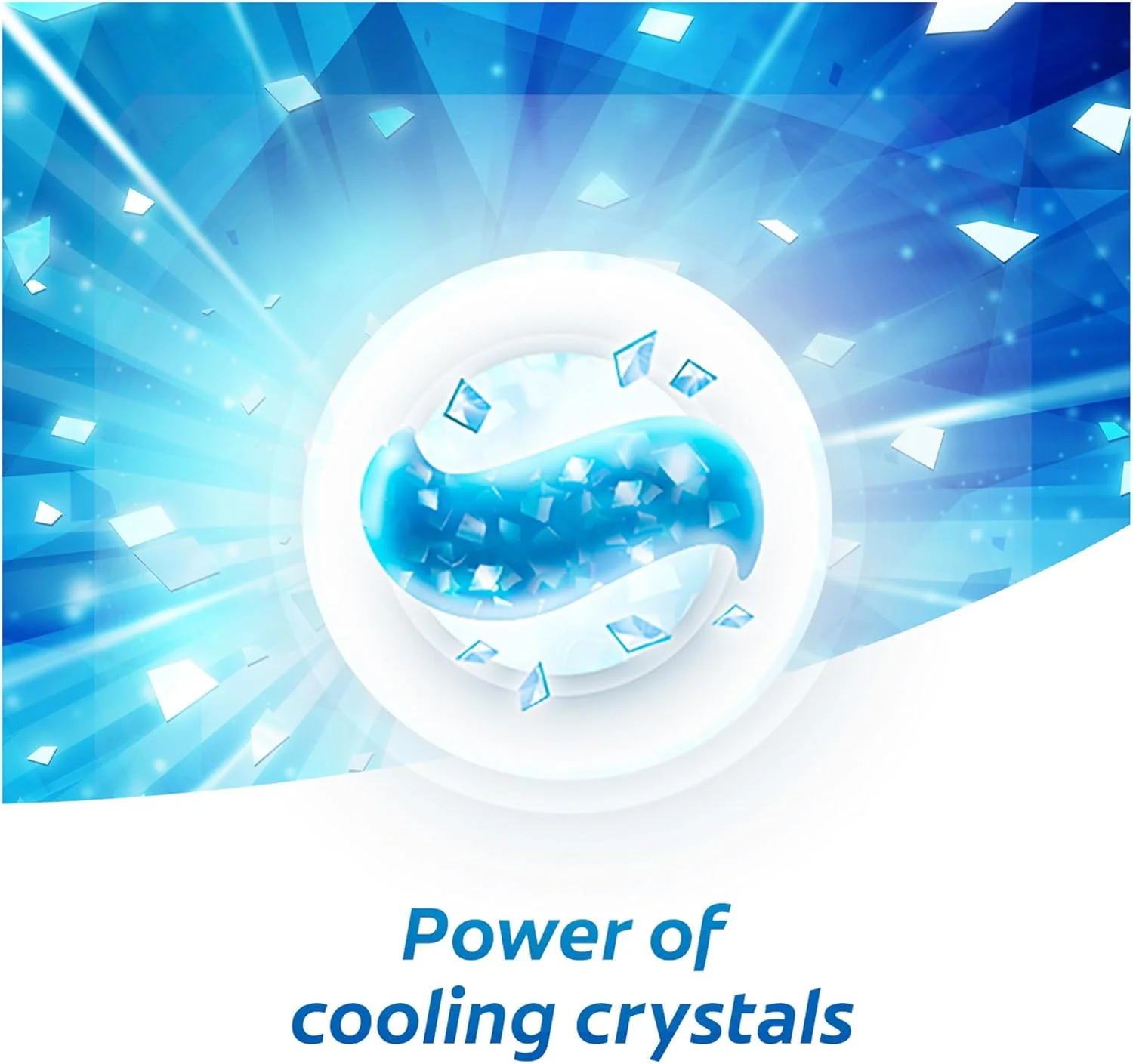 خمیر دندان کلگیت مکس فرش با کریستال های خنک کننده، خمیر دندان ژلی نعناع خنک، سایز مسافرتی - 50 میلی لیتر