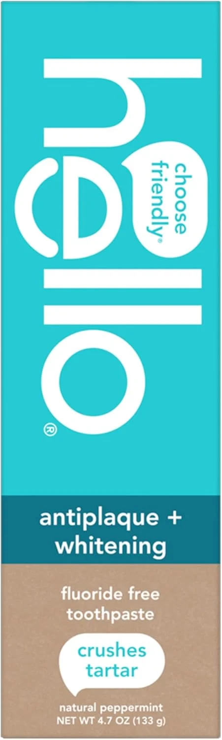 خمیر دندان ضد پلاک و سفید کننده بدون فلوراید هلو، خمیر دندان سفید کننده با روغن نارگیل و روغن درخت چای، کمک به سفید شدن دندان ها، نعناع طبیعی، تیوب 133 گرمی