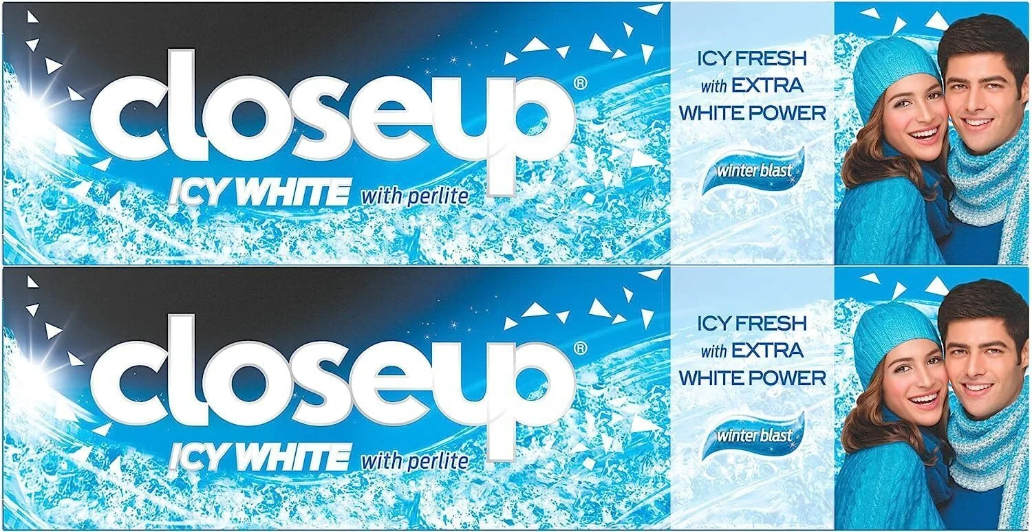 خمیر دندان کلوز آپ یخی سفید Winterblast، 75 میلی لیتر (بسته 2 عددی)