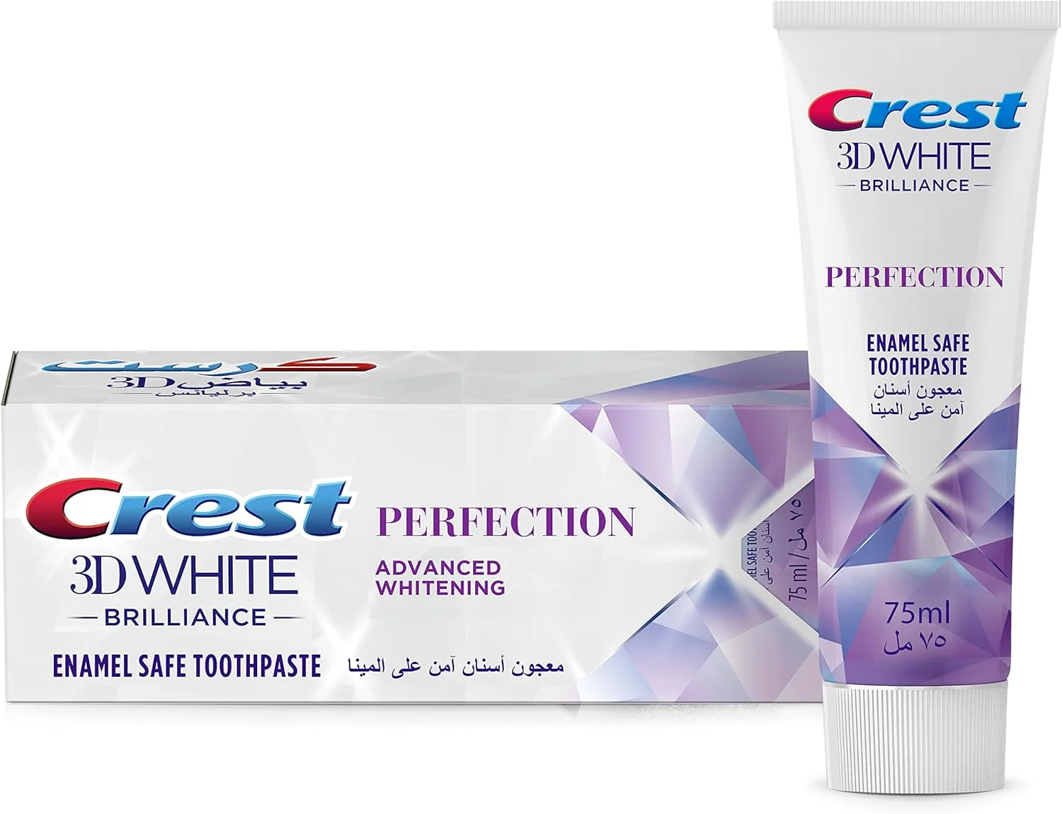 خمیر دندان سفید کننده کرست 3D White Brilliance Perfection حجم 75 میلی لیتر