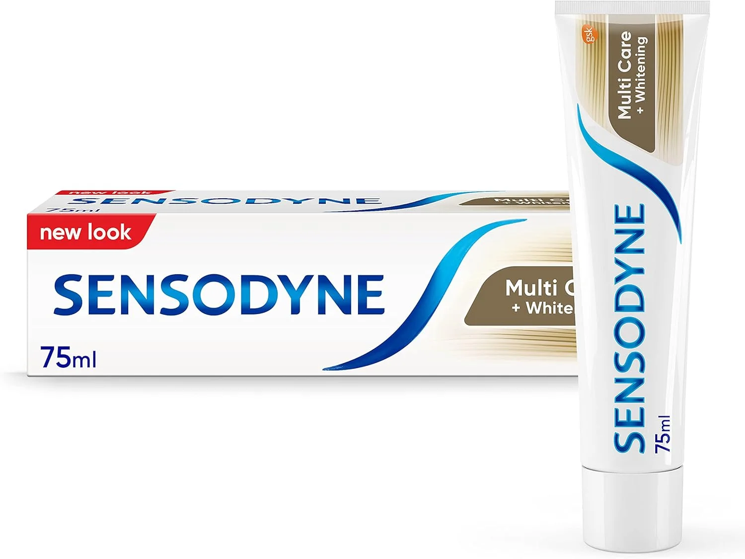 خمیر دندان سنسوداین Multi Care + Whitening حجم 75 میلی لیتر