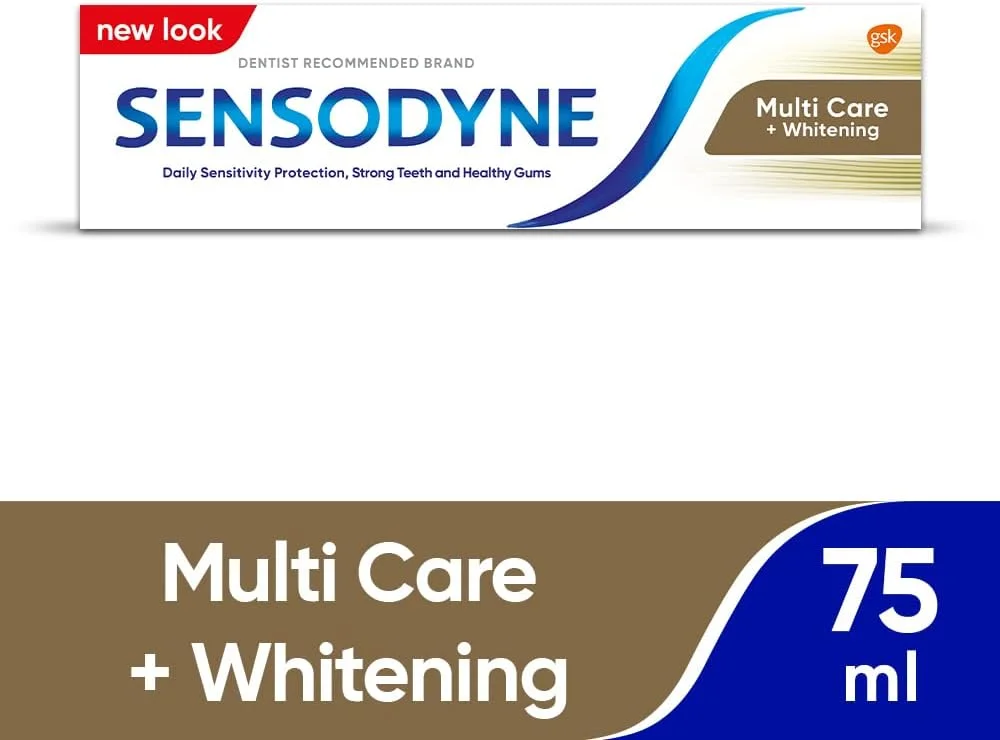 خمیر دندان سنسوداین Multi Care + Whitening حجم 75 میلی لیتر خمیر دندان سنسوداین Multi Care + Whitening حجم 75 میلی لیتر