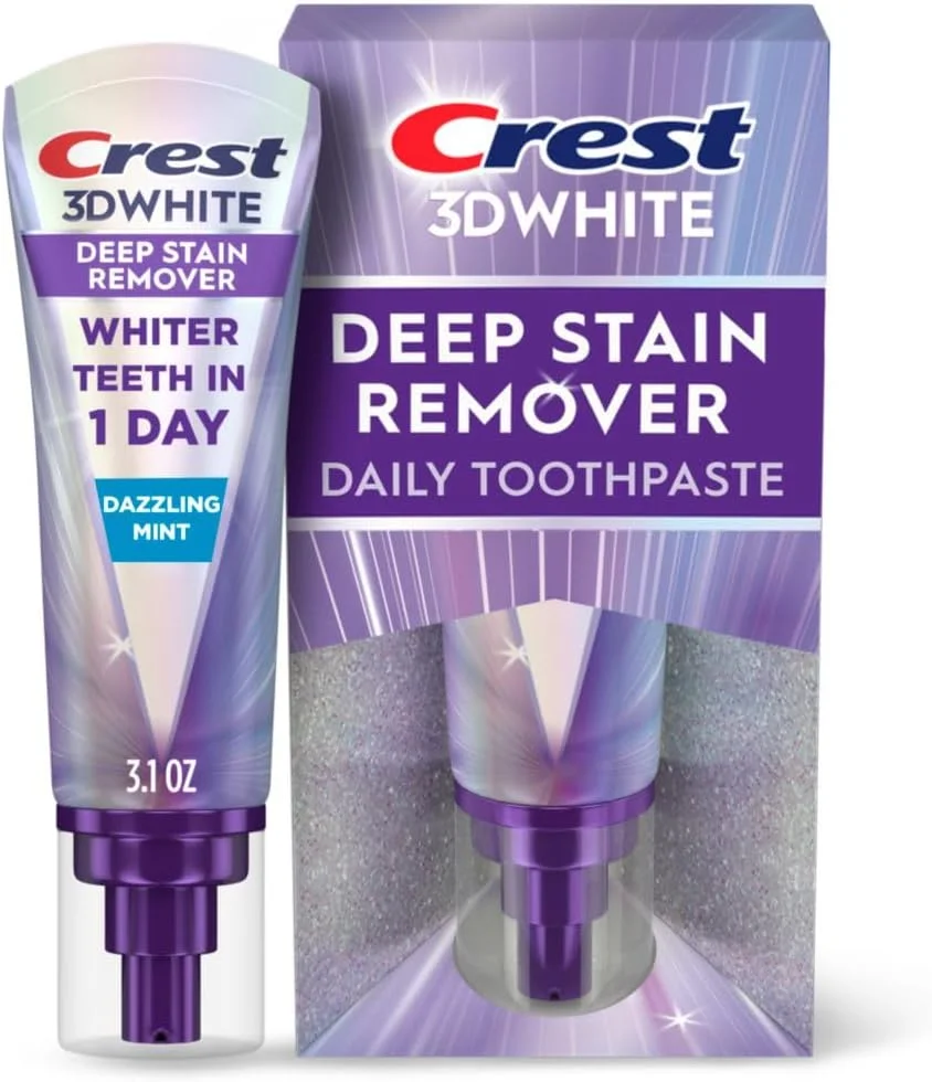 خمیر دندان سفید کننده و از بین برنده لکه های عمیق کرست 3DWhite با طعم نعناع درخشان - 88 گرم
