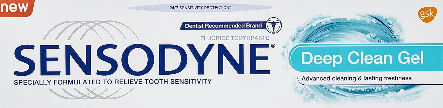 خمیر دندان ژلی سنسوداین Deep Clean حجم 75 میلی لیتر