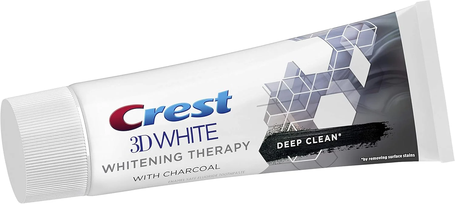 خمیر دندان سفید کننده و درمانی زغالی کرست تری دی وایت 75 میلی لیتر X 2