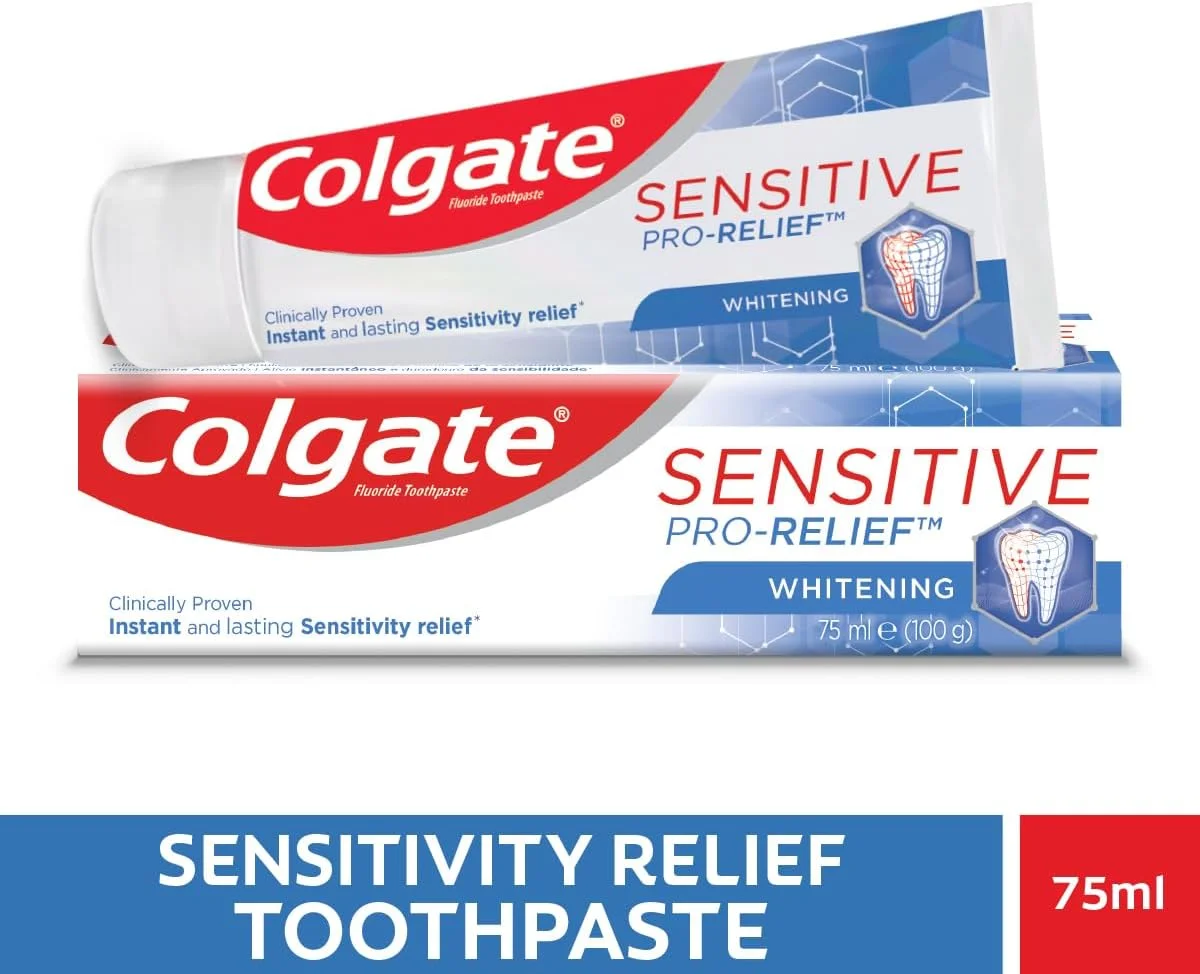 خمیر دندان سفید کننده کلگیت مخصوص دندان های حساس، 75 میلی لیتر