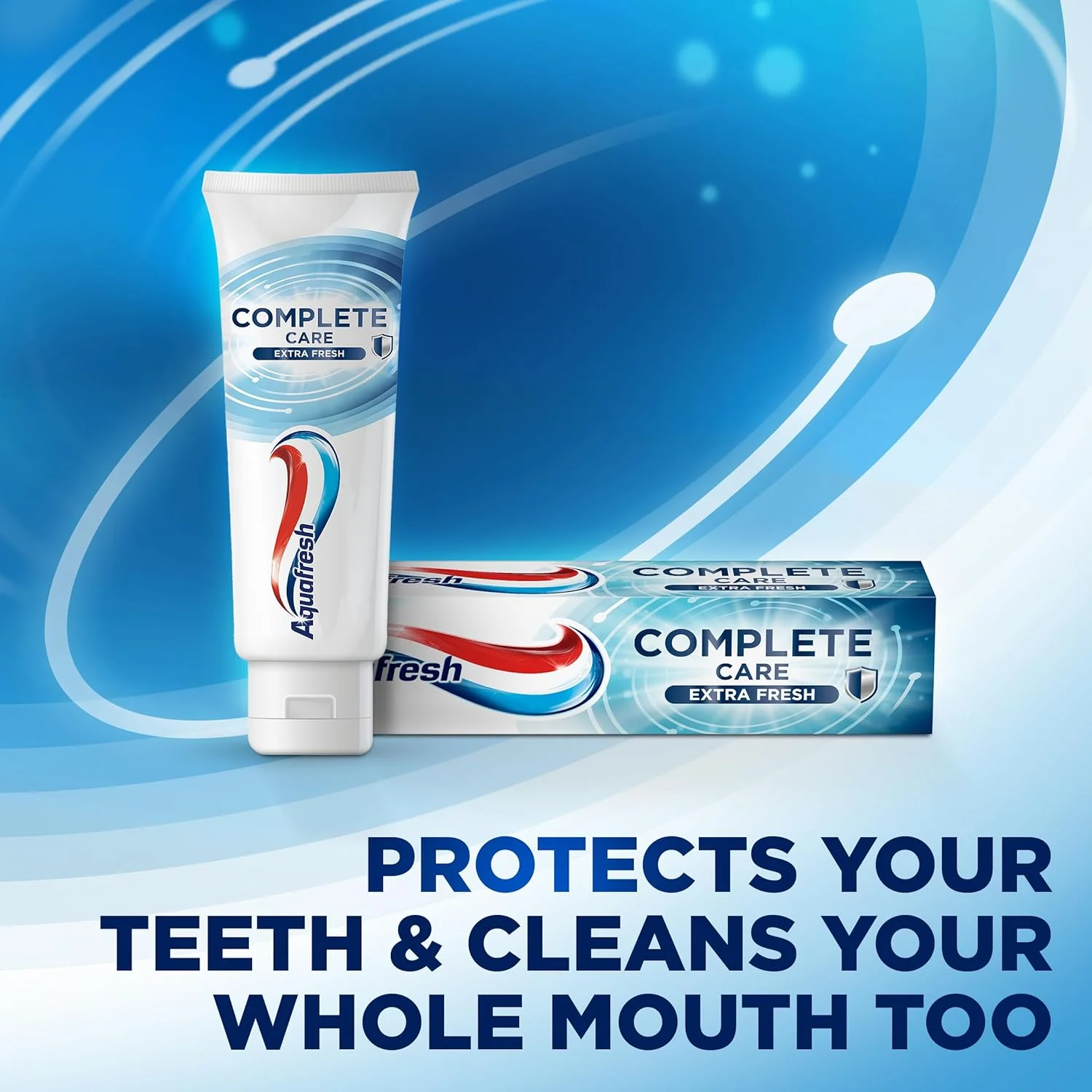 خمیر دندان نعنایی آکوافرش، مراقبت کامل، خمیر دندان فوق العاده تازه، 100 میلی لیتر