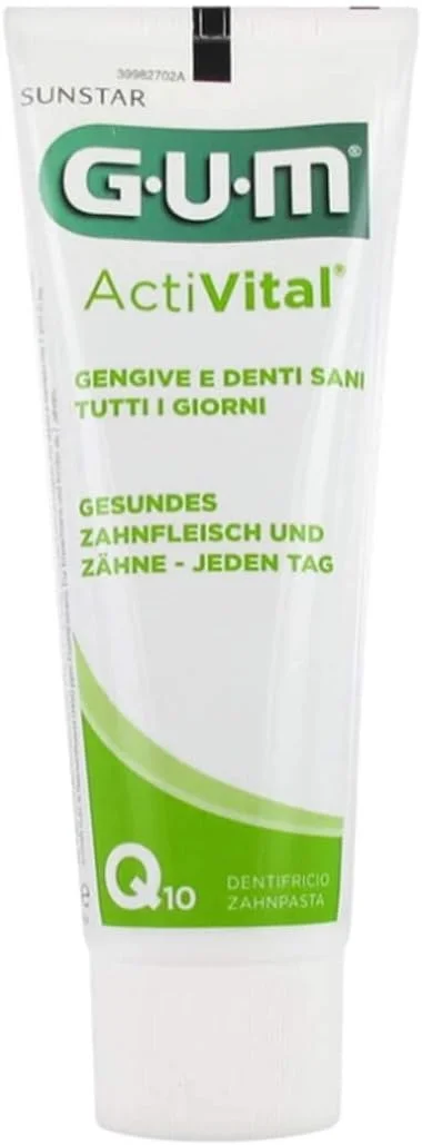خمیر دندان روزانه فلوراید گام اکتیویتال - طعم نعناع تازه - عملکرد آنتی اکسیدانی - بدون پارابن - از بین برنده پلاک - جلوگیری از پوسیدگی - تقویت کننده مینای دندان - تمیز کنندگی طولانی مدت - 75 میلی لیتر