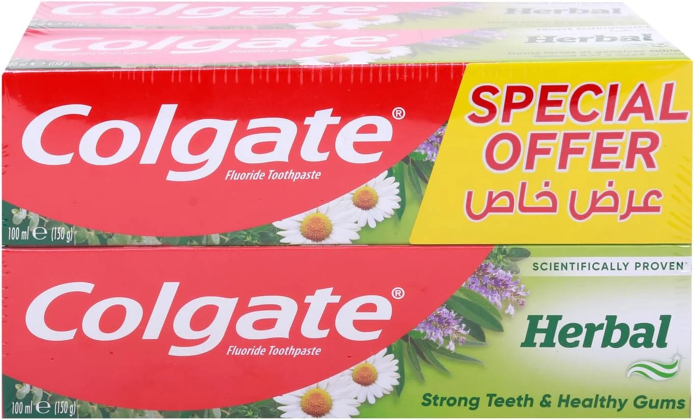 خمیر دندان گیاهی کلگیت، 4 عدد 100 میلی لیتری